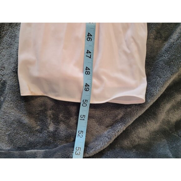 VTG Miss Elaine Pink Lace Trimmed Nightgown S SEXY Slip dress Sheer Lingerie - Picture 3 of 7